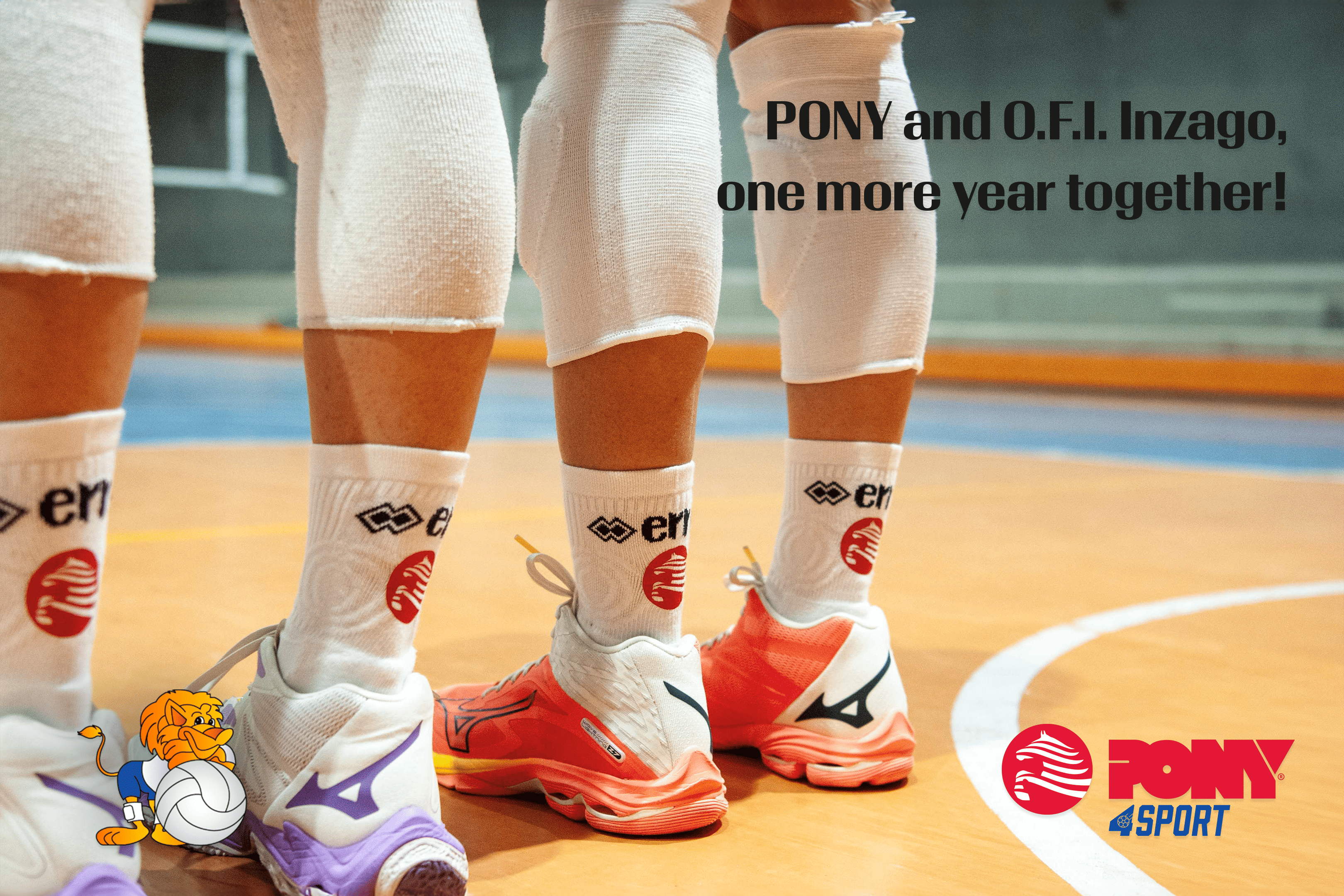 PONY and the O.F.I. Inzago Volleyball Team: One More Year Together!