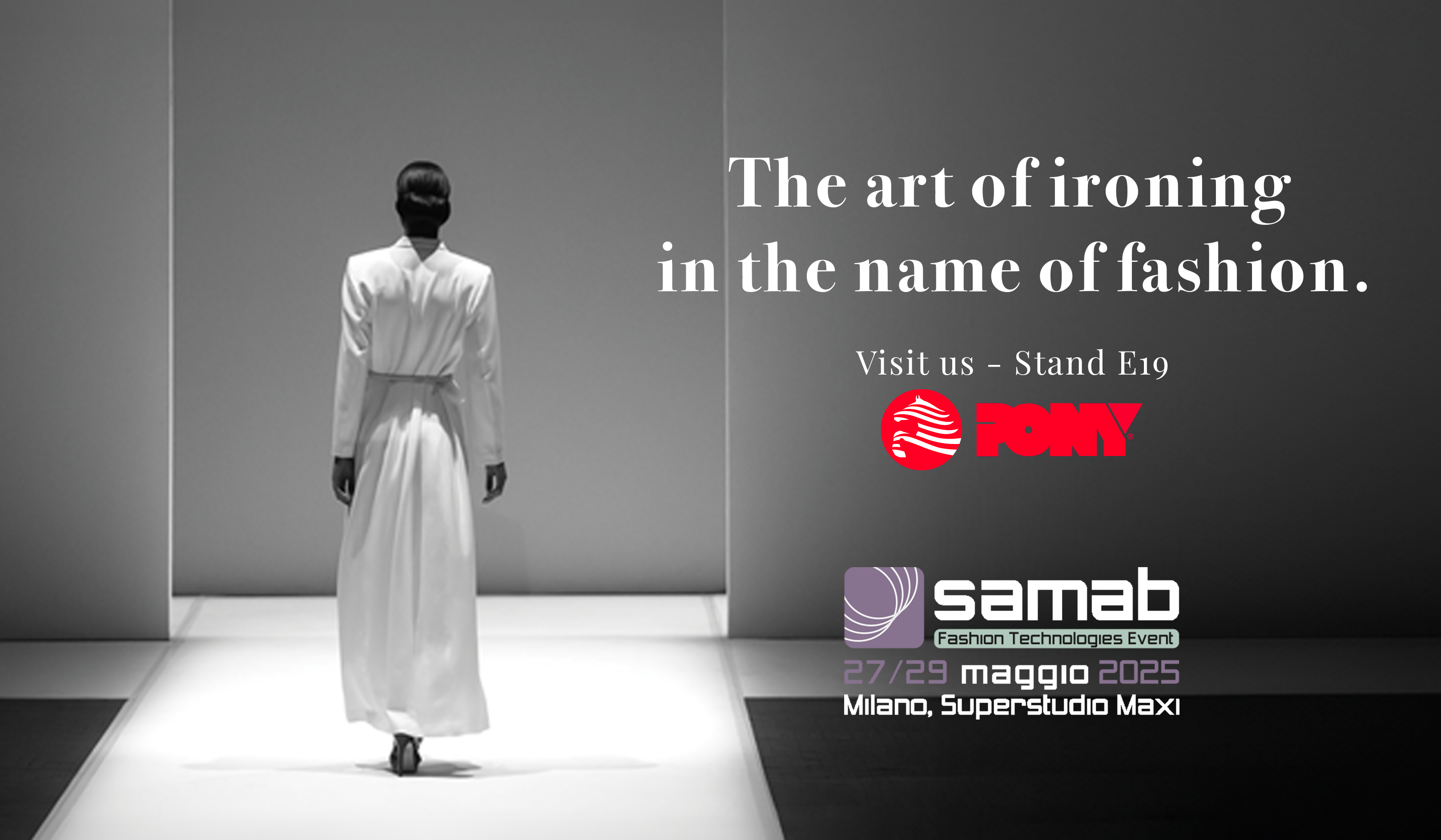 PONY Joins SAMAB Fair: The Art of Ironing in the name of Fashion!